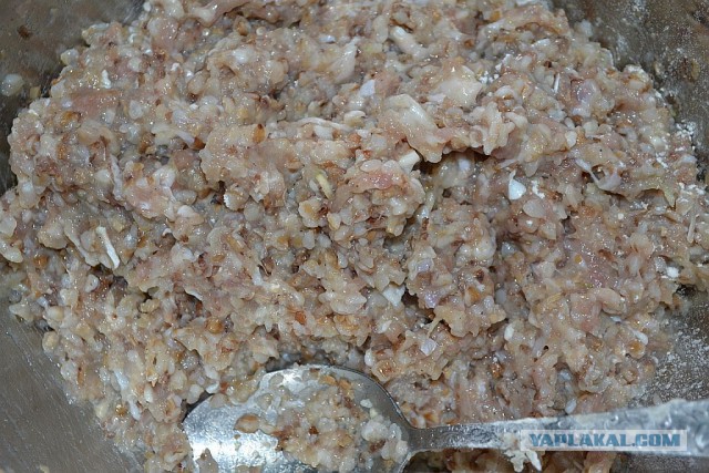 Котлетки мясо-гречневые