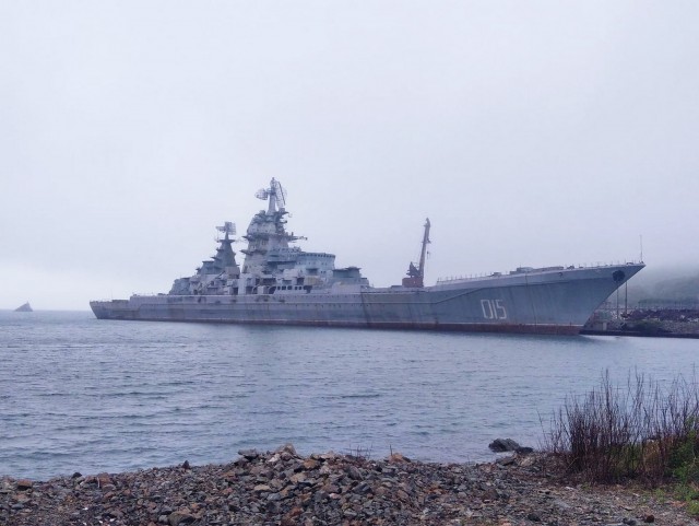 ТАРКР пр. 1144 "Адмирал Лазарев" в процессе утилизации