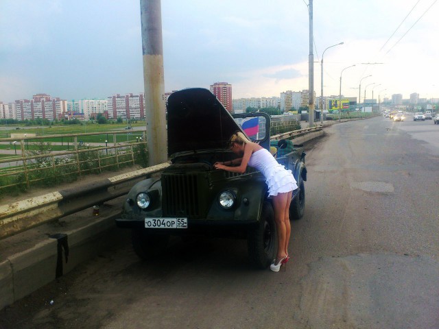 Омская автолюбительница