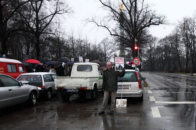 Фото с митинга в Мюнхене