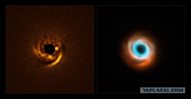 Астрономы впервые запечатлели рождение планеты внутри спирального диска звезды