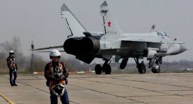Россия отправила в Сирию шесть МИГ-31