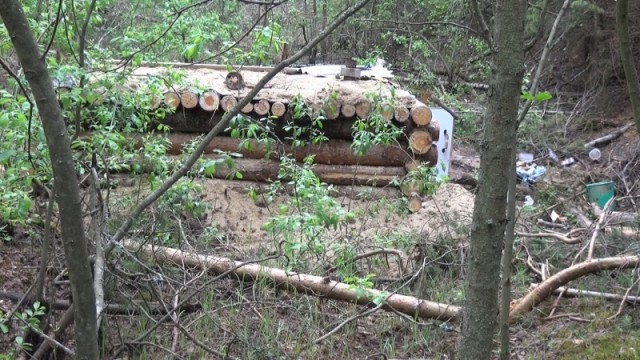 Житель Костромы построил в лесу землянку, чтобы спастись от апокалипсиса и коллекторов