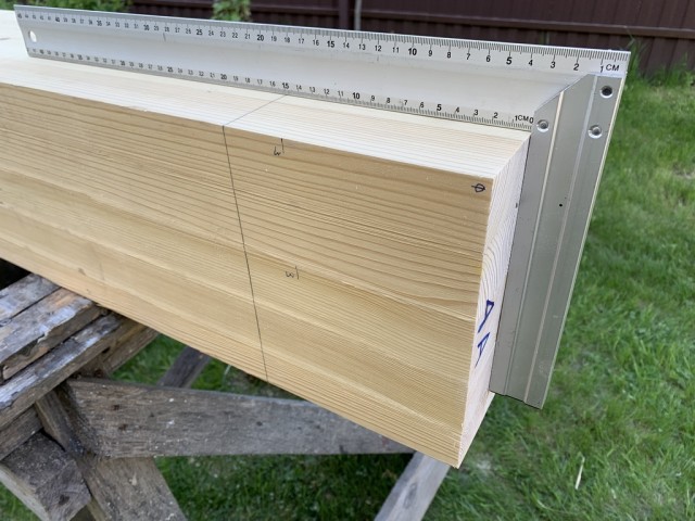 Навес для авто из бруса своими руками