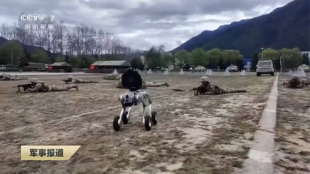 В Китае испытывают робособак с акустическим оружием