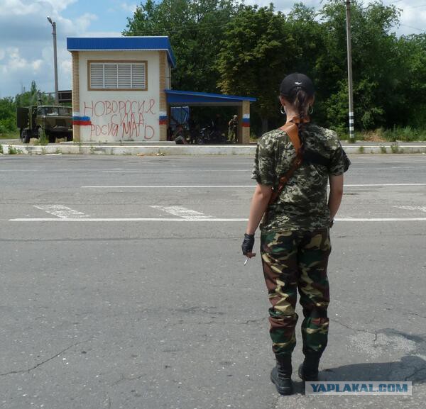 В ополчении Луганска не только мужчины.