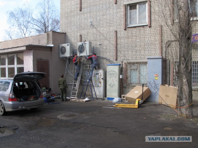 Промальп на монтаже кондиционеров