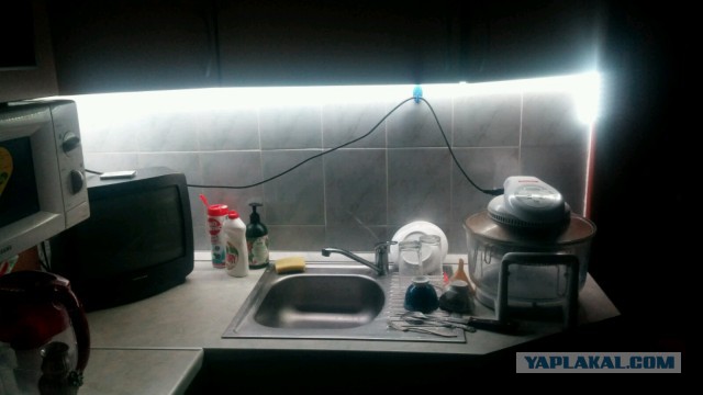 Светодиодная подсветка на кухне
