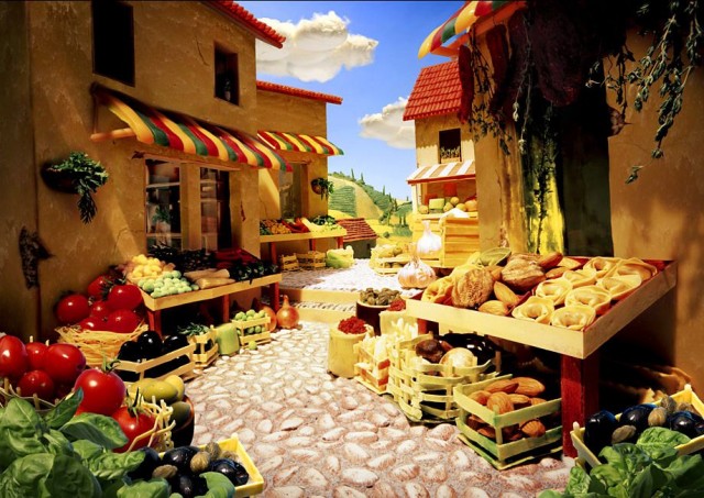 Foodland - страна из продуктов! (7 фото)