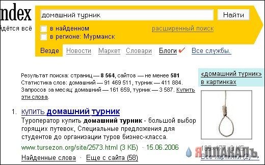 Домашний турник по версии Яндекса