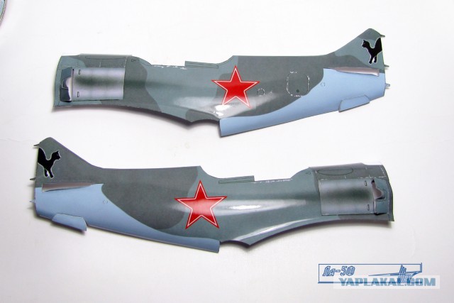 Ла-5ФН. Модель самолета из бумаги