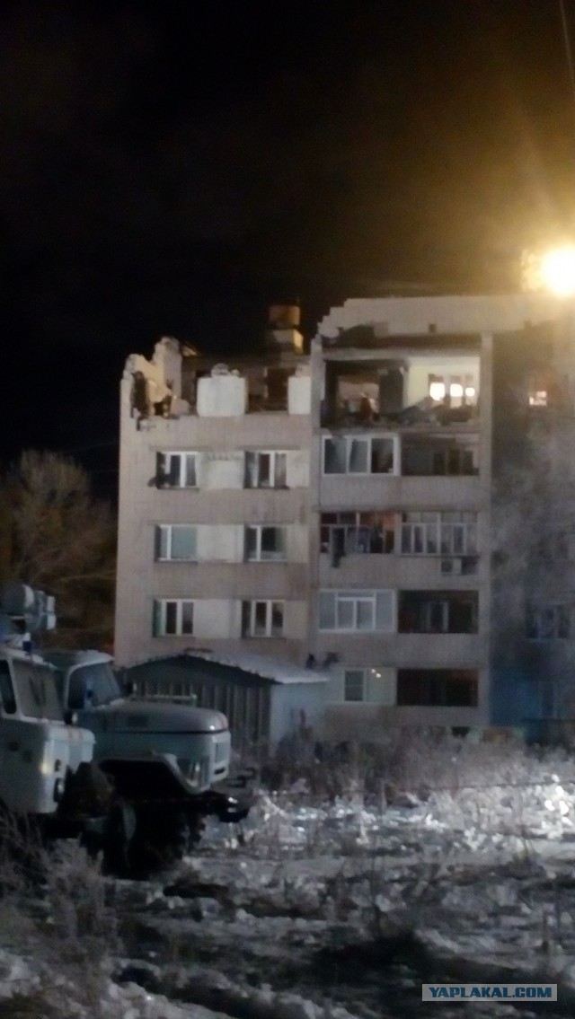 Взрыв газа в многоэтажном доме в Ростовской области, г.Шахты