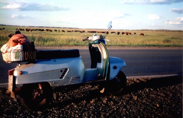 Омск-Тула-Омск на моторолле Тулица.