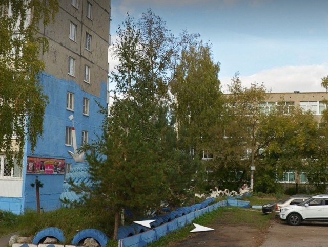 За клумбы из покрышек могут оштрафовать