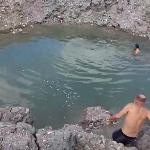 У нас появился новый водоем.