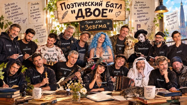 Двое, поэтический батл