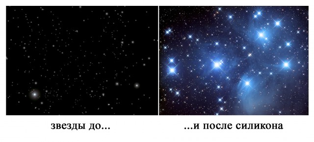 Звезды до и после силикона