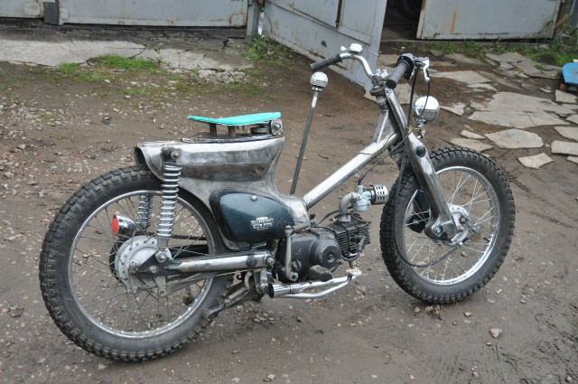Кастом-мопед Honda Super Cub своими руками