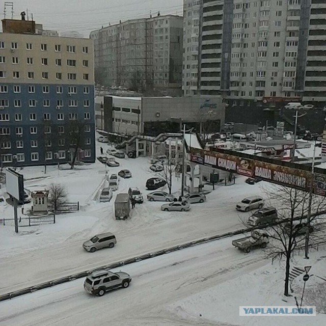 А во Владивостоке снова снежок