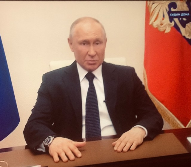 Обращение Владимира Путина к гражданам России. Прямая трансляция