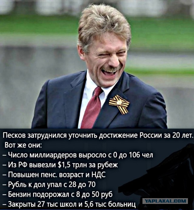 Он против нас»: Песков прокомментировал скандальное заявление дипломата Бондарева