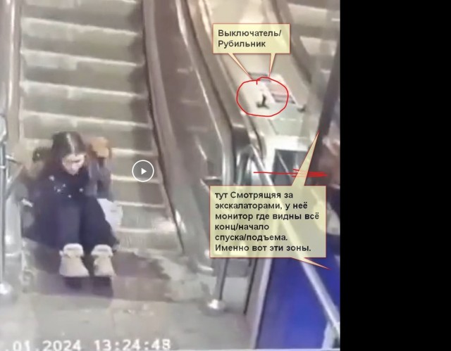Слабоумные иногда спускаются в метро