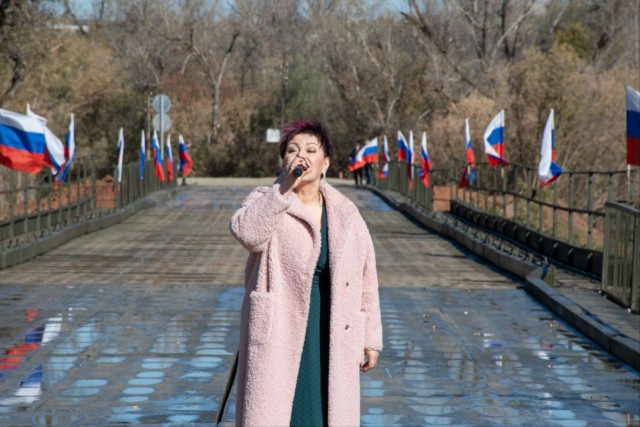 Грандиозное открытие моста состоялось в посёлке Тоцкое