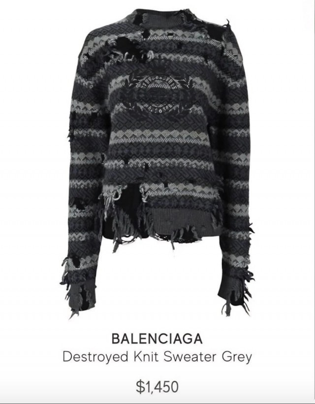 А теперь к новостями из мира моды: Balenciaga запустила в продажу драные дачные шмотки твоего деда