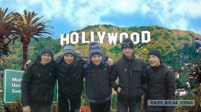 Вандал превратил знаменитую надпись Hollywood в Лос-Анджелесе в Hollyweed