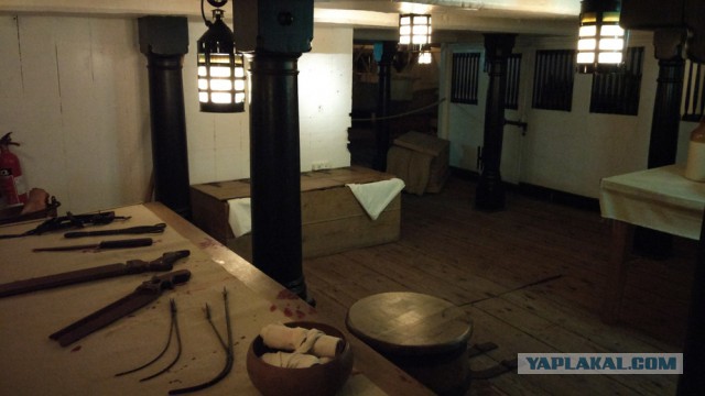 Посещение HMS Victory в г. Портсмут, Великобритания