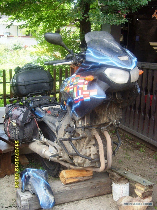К Тихому Океану на мотоцикле - 2012