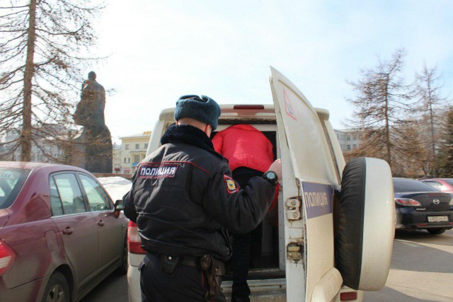 В Архангельске задержали десять участников бессрочной акции против строительства мусорного полигона в Шиесе