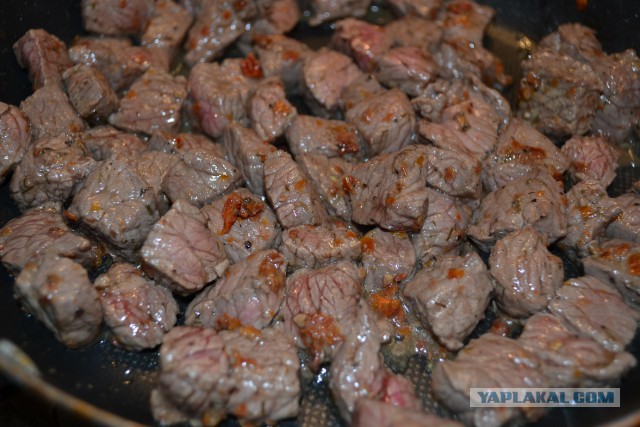 Перловка с мясом и грибами