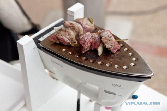 Шашлык в рамках дома, квартиры