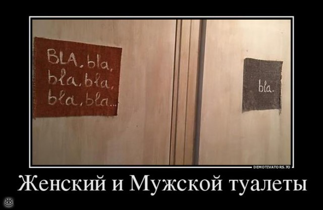 Как обозначают мужские и женские туалеты.