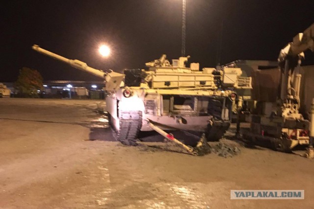 Abrams в грязи