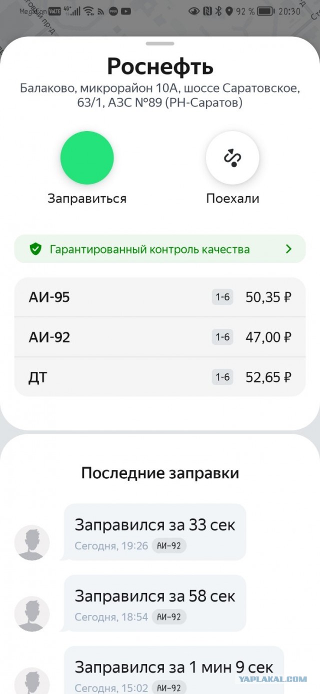 Цены на бензин