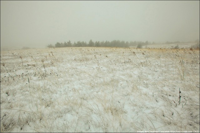 Зима в облаках