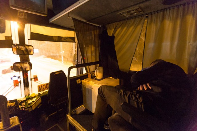 Рейсовый автобус Минск-Москва.