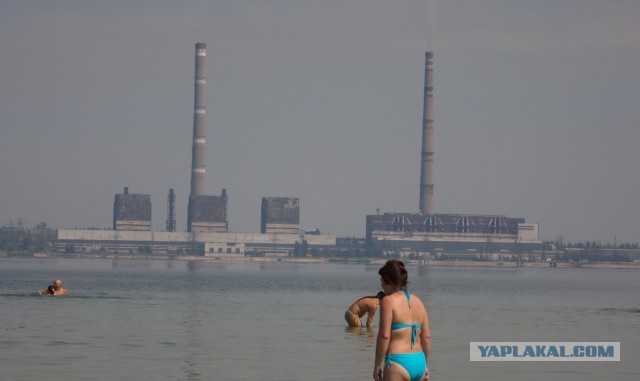 Взрыв и пожар Углегорской ТЭС