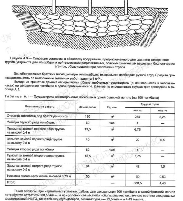 В МЧС разработали учебник по созданию братских могил