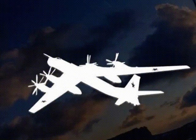 В какую сторону летит ТУ-95¿