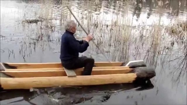 Лодка долблёнка