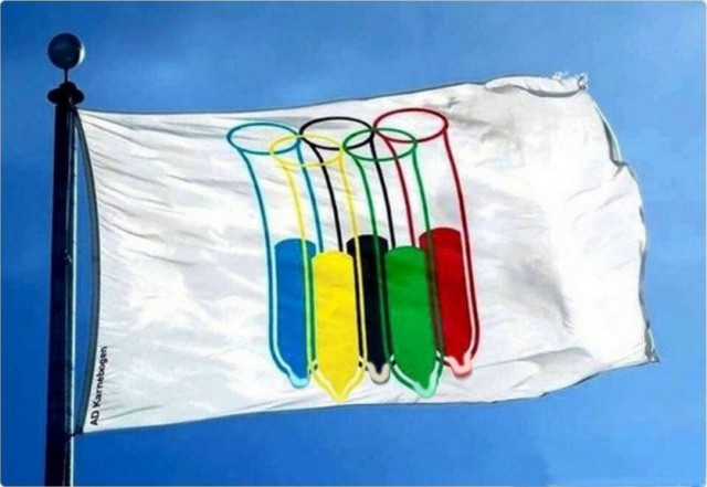 Новый олимпийский флаг