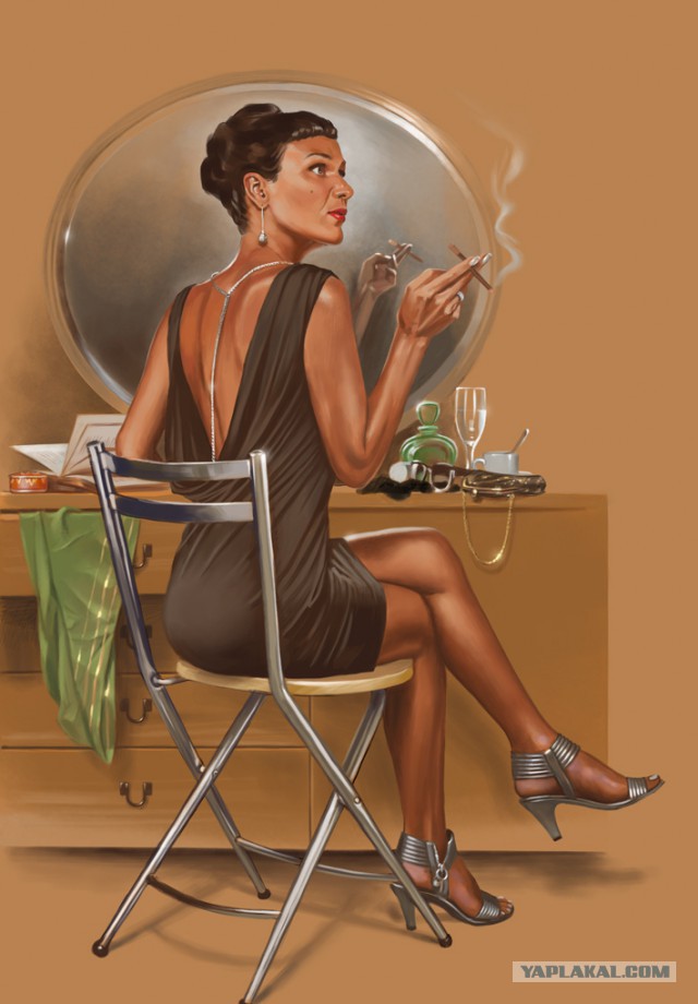 PIN-UP искусство Russian style