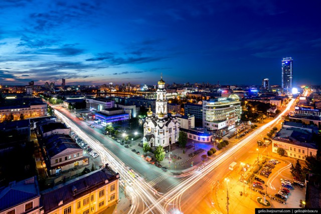 Екатеринбург с высоты: город, растущий вверх