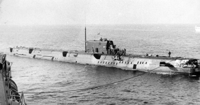 Столкновение АПЛ К-22 с фрегатом ВМС США USS FF-1047 "Voge" 28.08.76