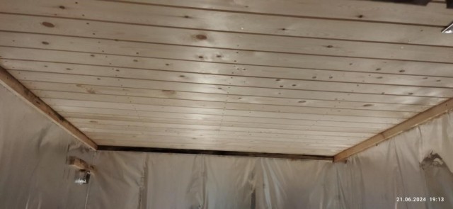 Дачный домик с баней часть 2