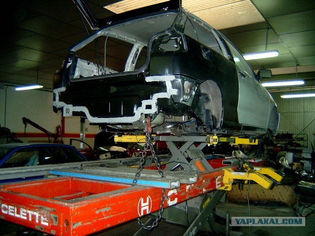 Ремонт автомобиля со сложным перекосом.