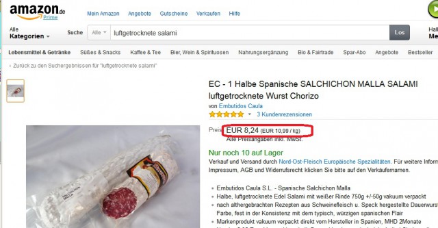 Колбаса домашнего производства итальянской семьи